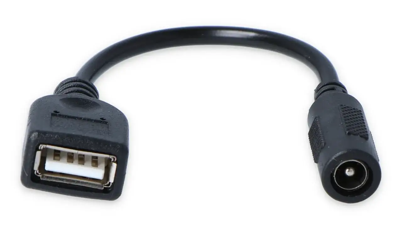 Gniazdo DC IN w urządzeniu elektronicznym