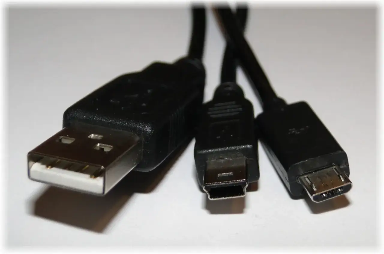 mini usb micro usb porównanie wizualne