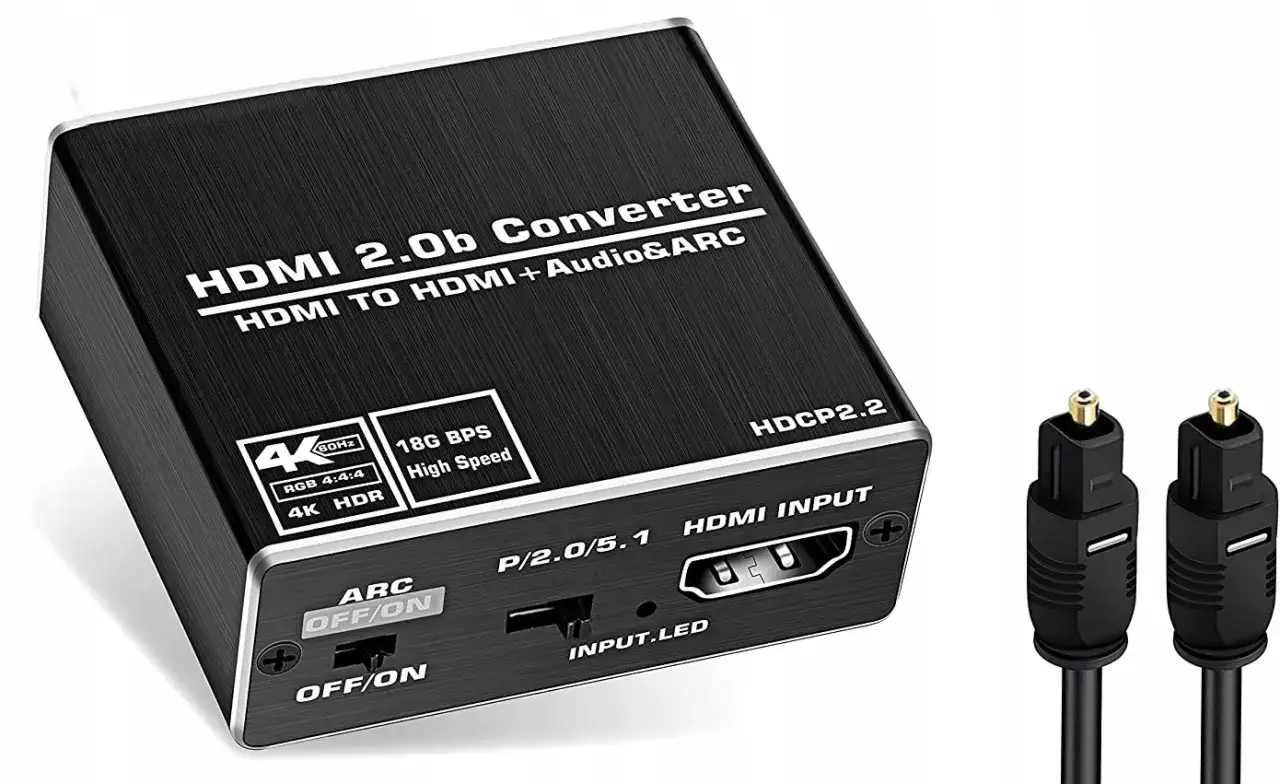 Ekstraktor audio HDMI 4K HDR HDCP