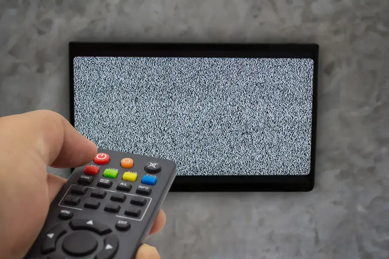 Brak sygnału telewizyjnego pikseloza